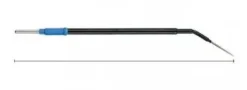 Electrode monopolaire aiguille coudée - réutilisable - tige Ø 2,4 mm - l. 100 mm - lot de 5