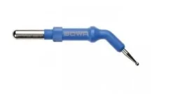 Electrode monopolaire boule coudée Ø 1,5 mm - réutilisable - tige Ø 4 mm - l. 45 mm - lot de 5
