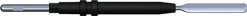 Electrode spatule - lot de 5 - 3 x 24 mm - droite formable - l. 60 mm - emmanchement Ø 2,4 mm