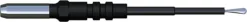 Electrode spatule - lot de 5 - 1,7 x 6 mm - droite formable- l. 50 mm - emmanchement Ø 4 mm