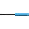 Electrode spatule monopolaire antiadhésive - lot de 10 - isolée droite - 2,3 x 19 mm - l. 50 mm -