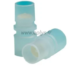 Embout piégeur Valveco avec valve anti-retour muni d embout buccal en carton à usage unique - lot de 5