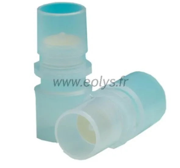 Embout piégeur Valveco avec valve anti-retour muni d embout buccal en carton à usage unique - lot de 5