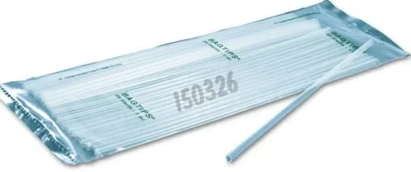 Embout type paille pour Bagpipet stérile 24 cm x 1000