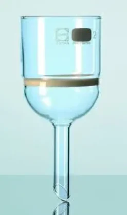 Entonnoir filtrant verre borosilicaté 3.3 1000 ml Ø plaque 120 mm Ø tige 22 mm longueur 270 mm porosité 3