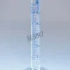 Eprouvette graduation bleue en verre borosilicaté 3.3 classe A normax 500 ml