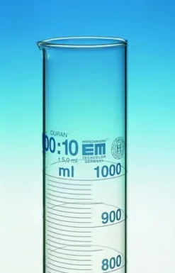 Eprouvette graduée classe A 250 ml cc Duran x 2