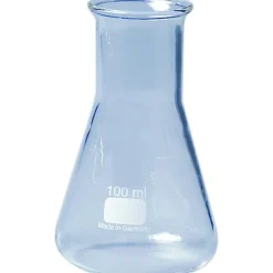 Erlenmeyer col large 250 ml - 83/34x140 mm x 10