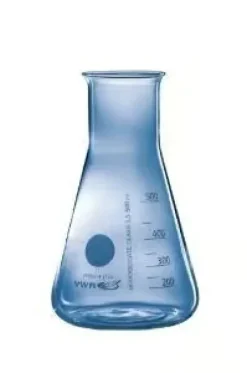 Erlenmeyer en verre borosilicaté 3 l col étroit gradué