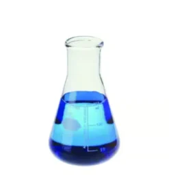 Erlenmeyer 100 ml col large verre borosilicaté 3.3 bord verseur gradué DIN ISO 1773 x 10