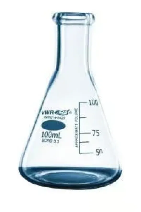 Erlenmeyer 250 ml col étroit usage inten.