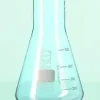 Erlenmeyer verre borosilicaté 3.3 col étroit 3000 mlgradué Ø ext 187 mm hauteur 310 mm Ø ext col 52 mm