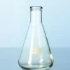 Erlenmeyer verre borosilicaté 3.3 Super Duty col étroit gradué 100 ml Ø ext 64 mm hauteur 105 mm