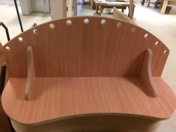 Etagère avec effet cascade, 100 x 41 cm (excl. fibres optiques) Conçue spécialement pour pendre les