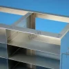 Etagère horizontale 20 4 x 5 niveaux boîtes 130 x 130 x 37 mm