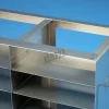 Etagère horizontale 28 4 x 7 niveaux boîtes 130 x 130 x 32 mm