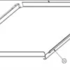 Etagère pour armoire chauffante GE-2350L et GE-2350S