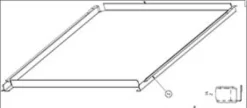 Etagère pour armoire chauffante GE-2350L et GE-2350S