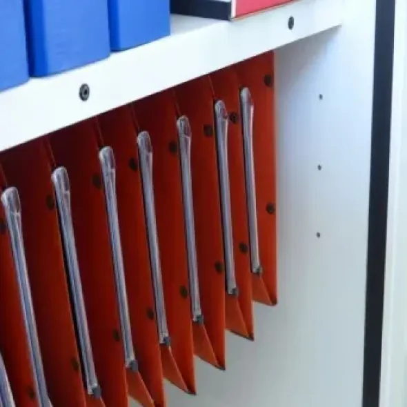 Etagère pour dossiers suspendus pour armoires à documents 2 portes anti-feu - séries AD30 / AD76+ / AD79+