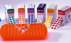 Etiquette tough-spots 9,5 mm coloris assortis en rouleau x 5000