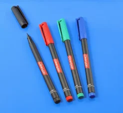 Etui 4 marqueurs permanent Clearline pointe extra-fine