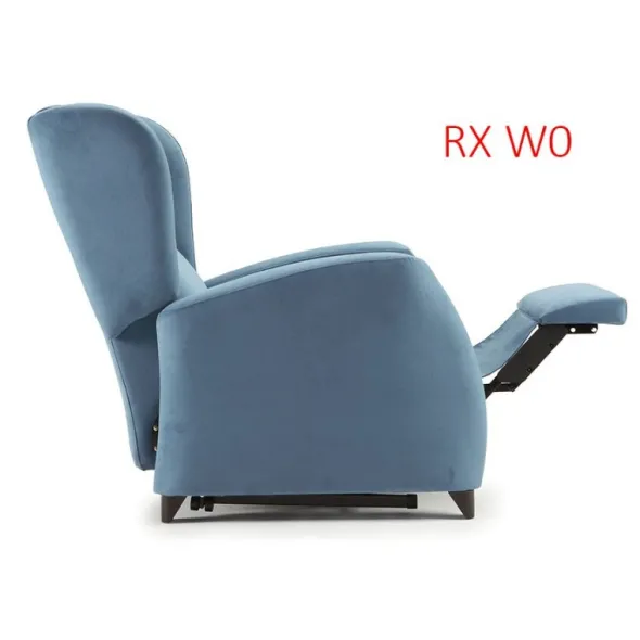 Fauteuil Alexia - dossier et relève-jambes inclinables en simultané