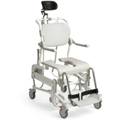 Fauteuil de douche et de toilettes motorisé Alto - supports bassin inclus - poids limite 160 kg