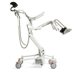 Fauteuil de douche et de toilettes motorisé Alto - supports bassin inclus - poids limite 160 kg