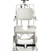 Fauteuil de douche et de toilettes motorisé Alto - dossier plein + supports bassin inclus - poids limite 160 kg