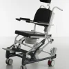 Fauteuil de douche à hauteur et inclinaison électriques MOHICAN II - à roulettes, avec appui-tête - poids lim. 180kg