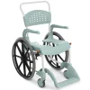 Fauteuil de douche mobile Etac Clean roues arrières 24'' - hauteur assise 55 cm - vert lagon