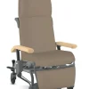 Fauteuil Gaïa bois - doss/assi synchro - dos./RJ simultané - frein centralisé arrière - accoudoirs bois -