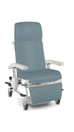 Fauteuil Gaïa - dossier/assise synchronisé - RJ simultané - frein central. arr. - frein indép. avt - ass. prév. escarre