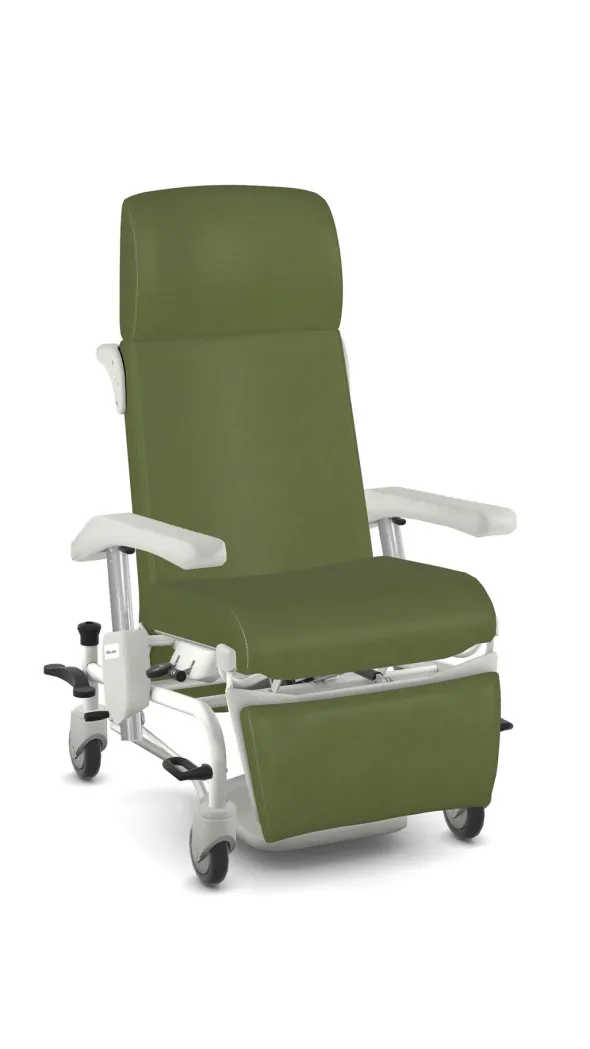 Fauteuil Gaïa - dossier/assise synchronisé - dossier/RJ par vérin indép. - frein central. arr. indép. avt - ass. prév.