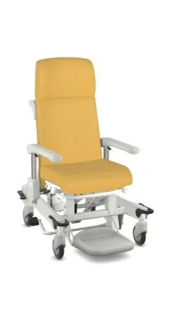Fauteuil Iris - h. variable - dossier/assise synchronisé - assistance à l'assise - frein central. 4 roues - ass. prév.