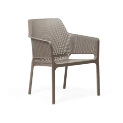 Fauteuil Net - structure en polypropylène anti UV - lot de 4 - empilable