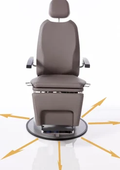 Fauteuil patient Réglage électrique de la hauteur, mobile, ATMOS Chair Professional mobile