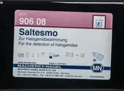 Feuillet Saltesmo pour la détermination d ions halogenures x 30
