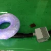 Fibre optique - avec source lumineuse LED - l. 250 cm, lot 200 brins - Pack avantage = fibre optique + source