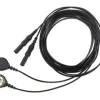 FIL BOUTON PRESSION-L 1,5M-NOIR-2/PK REUTILISABLE - FICHE 1,5MM TP