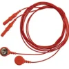FIL BOUTON PRESSION-L 1M-ORANGE-2/PK 1M-ORANGE-2/PK REUTILISABLE - FICHE 1,5MM TP