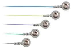 FIL BOUTON PRESSION-L2M- 5/PK (5 COULEURS) REUTILISABLE - FICHE 1,5MM TP