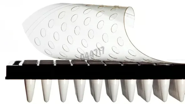 Film adhésif q-stick optiquement clair très forte adherence pour q-PCR x 100