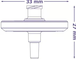 Filtre seringue millex HPLC, membrane pvdf, non-stérile, porosité 0,22 µm, diamètre 33 mm, x1000