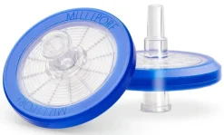 Filtre seringue millex, membrane mce, stérile, porosité 0,45 µm diamètre 33 mm, CE, app. médicale, embouts FLL/MLS, x250