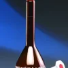 Fiole jaugée ambrée classe A NS 10 19 10 ml x 2