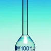 Fiole jaugée classe A cc 200 ml verre duran à col ouvert