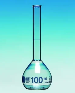 Fiole jaugée classe A cc 200 ml verre duran à col ouvert