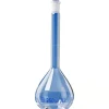 Fiole jaugée en verre classe A avec bouchon plastique 1000 ml