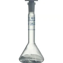 Fiole jaugée 2 ml+/-0,025 ml rodage 7/16
